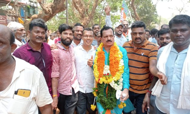 ಎರಡನೇ ಭಾರಿ ಬಿಜೆಪಿಯಿಂದ ದಿನಕರ ‌ಶೆಟ್ಟಿ ಉಮೇದುವಾರಿಕೆ ಸಲ್ಲಿಕೆ