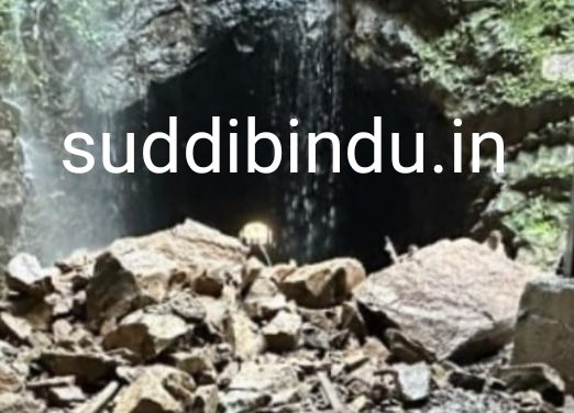 ದೂದ್ ಸಾಗರ್ ರೈಲ್ವೆ ಮಾರ್ಗದ ಸುರಂಗದ ಬಳಿ ಭೂಕುಸಿತ