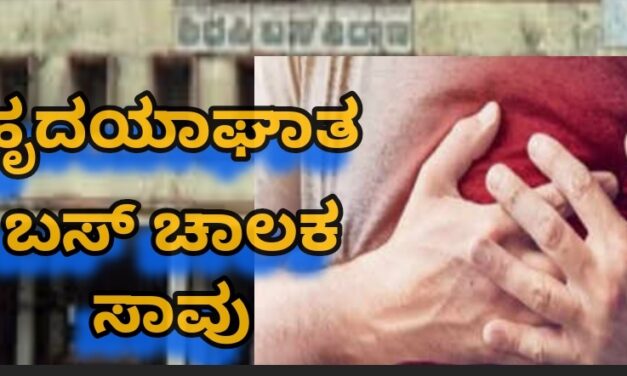 Heart Attack: ಹೃದಯಾಘಾತ : ಬಸ್ ಚಾಲಕ‌ ನಿಲ್ದಾಣದಲ್ಲೇ ಸಾವು