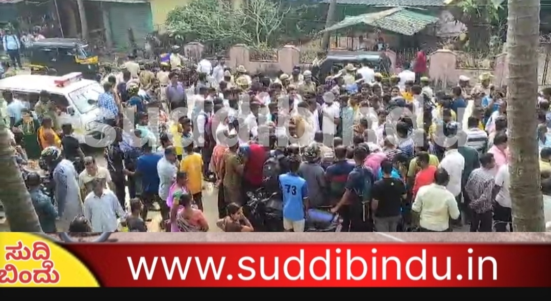 ಲಾರಿ ಹರಿದು ಶಿಕ್ಷಕ ಸಾವು: ಸ್ಥಳದಲ್ಲಿ ಬೀಗುವಿನ ವಾತಾವರಣ