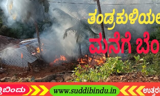 ವಿದ್ಯುತ್ ಶಾರ್ಟ್ ಸರ್ಕಿಟ್ ಮನೆಗೆಬೆಂಕಿ