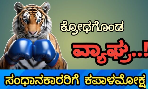ಕ್ರೋಧ ಗೊಂಡ ವ್ಯಾಘ್ರ : ಸಂಧಾನಕಾರರಿಗೆ ಕಪಾಳಮೋಕ್ಷ