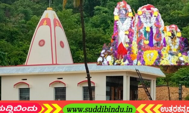 ಬಿಳಿಹೊಂಯ್ಗಿ ಗ್ರಾಮದ ದೇವಸ್ಥಾನ ಪ್ರತಿಷ್ಠಾಪನೆ ಕಾರ್ಯಕ್ರಮ : ನೂತನ ದೇವಸ್ಥಾನ ಗಿಡವೇ ಪ್ರಸಾದ
