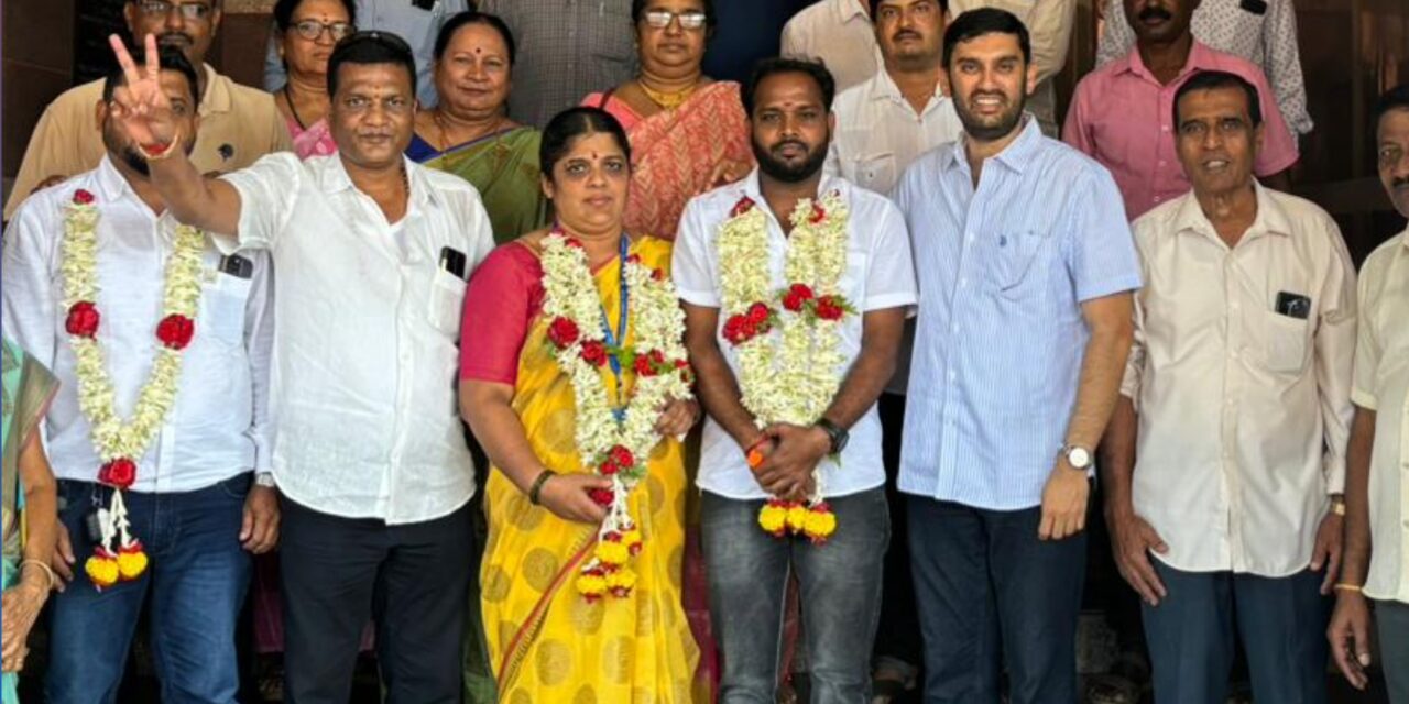 ಯಲ್ಲಾಪುರ ಪಟ್ಟಣ ಪಂಚಾಯತ್ ಕಾಂಗ್ರೆಸ್ ತೆಕ್ಕೆಗೆ : ಅಧ್ಯಕ್ಷರಾಗಿ ನರ್ಮದಾ ನಾಯ್ಕ, ಉಪಾಧ್ಯಕ್ಷರಾಗಿ ಅಮಿತ್