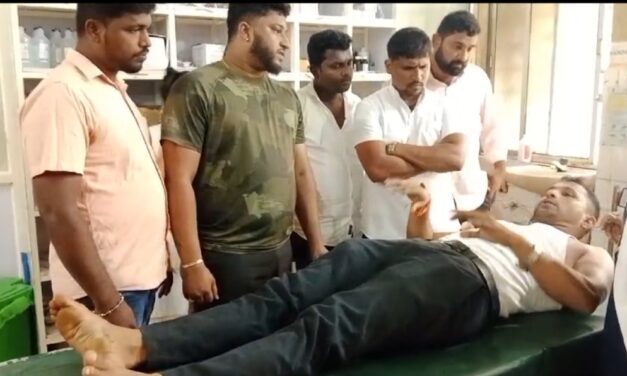 ಬಿಜೆಪಿ ಮುಖಂಡನ ಮೇಲೆ ಚಾಲಕನಿಂದ ಹಲ್ಲೆ