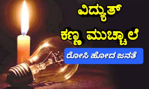 ವಿದ್ಯುತ್‌ ಕಣ್ಣ ಮುಚ್ಚಾಲೆ : ರೋಸಿ ಹೋದ ಜನತೆ