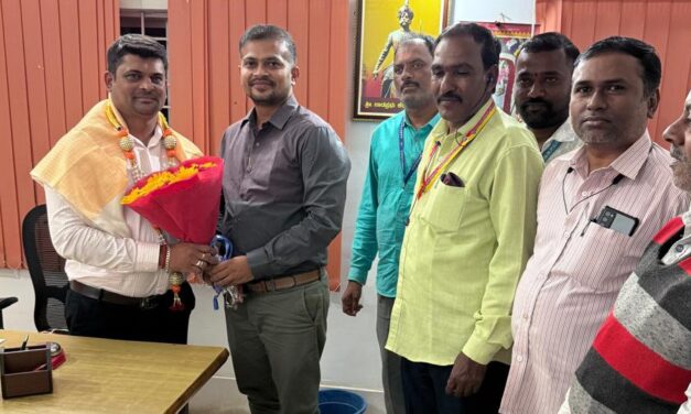 ಬಿಬಿಎಂಪಿ ಅಸಿಸ್ಟೆಂಟ್ ಎಕ್ಸಿಕ್ಯೂಟಿವ್ ಇಂಜಿನೀಯರ್ ಆಗಿ ಅಧಿಕಾರ ಸ್ವೀಕರಿಸಿದ ವಿನಾಯಕ ನಾಯ್ಕ