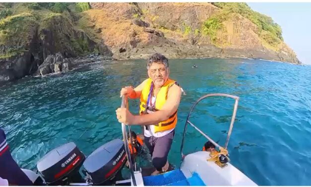 ನೇತ್ರಾಣಿ ಐಲ್ಯಾಂಡ್ ಕಣ್ತುಂಬಿಕೊಂಡ ಡಿಸಿಎಂ ಡಿಕೆ ಶಿವಕುಮಾರ