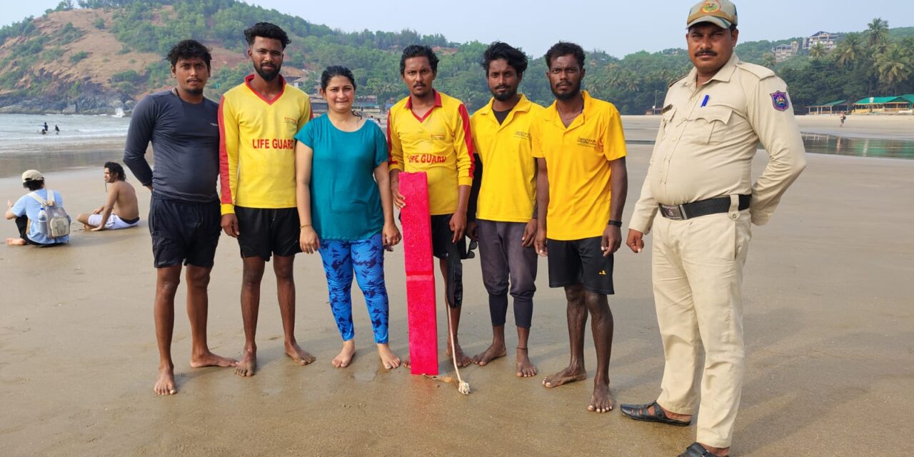 Gokarna:ಗೋಕರ್ಣ ಕುಡ್ಲೆ ಬೀಚ್‌ನಲ್ಲಿ ಅಲೆಗೆ ಸಿಲುಕ್ಕಿದ್ದ ಯುವತಿ ರಕ್ಷಣೆ