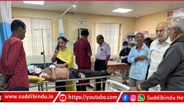 ಗ್ರಾಮ ಪಂಚಾಯತ್ ಸದಸ್ಯನ ಮೇಲೆ ಕರಡಿಗಳಿಂದ ದಾಳಿ