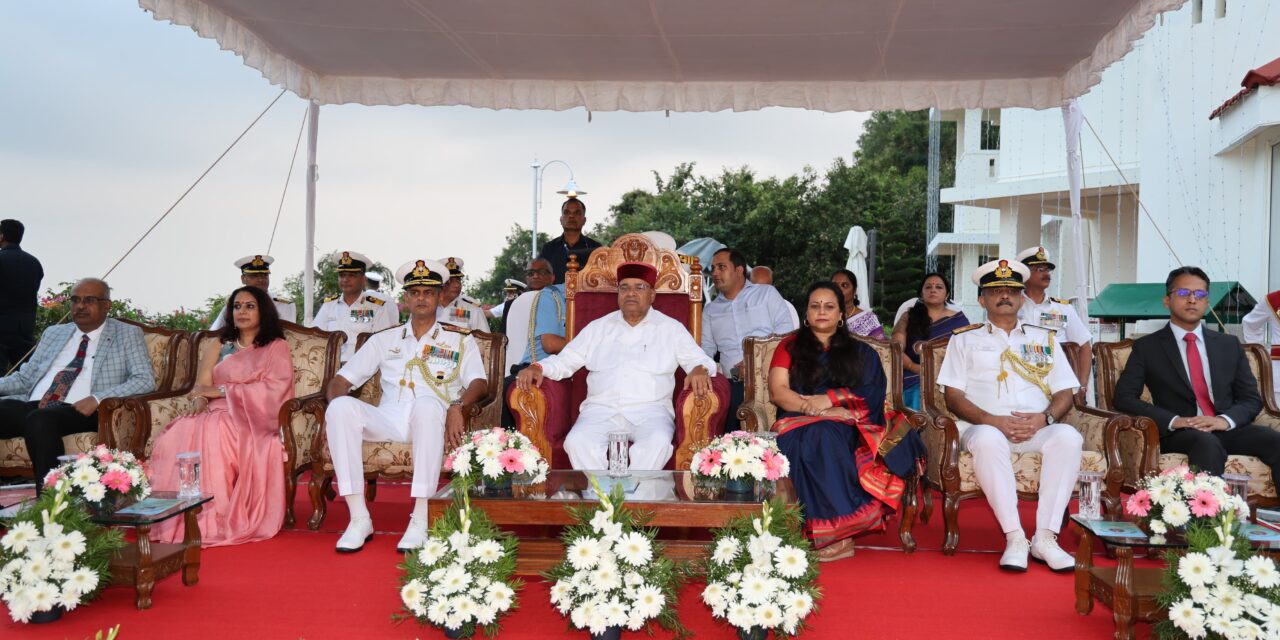 Governor Thaawarchand Gehlot Participates in Indian Navy Day Celebrations at INS Kadamba, Karwar
