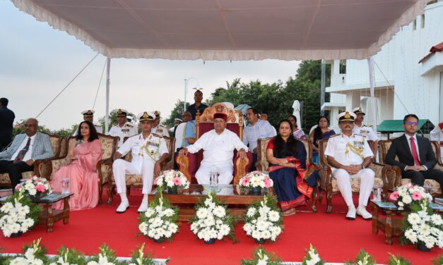 Governor Thaawarchand Gehlot Participates in Indian Navy Day Celebrations at INS Kadamba, Karwar