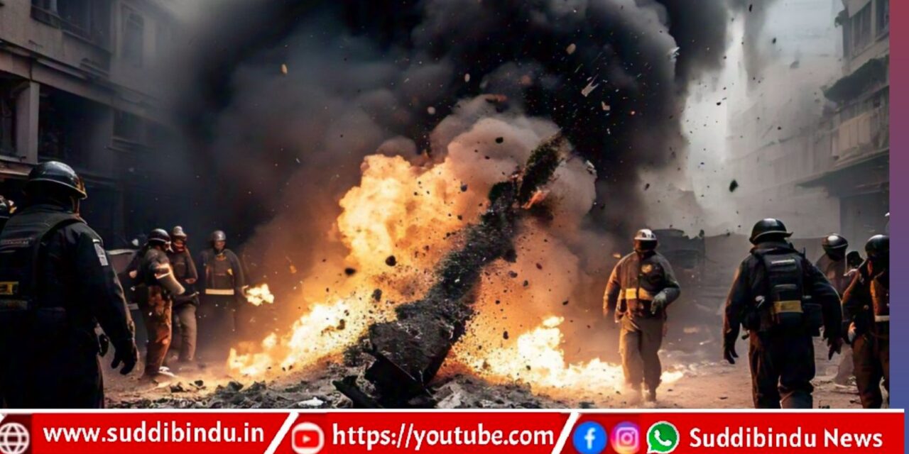 ಭದ್ರತಾ ಸಿಬ್ಬಂದಿ ವಾಹನವನ್ನು ಸ್ಫೋಟಿಸಿದ ನಕ್ಸಲರು
