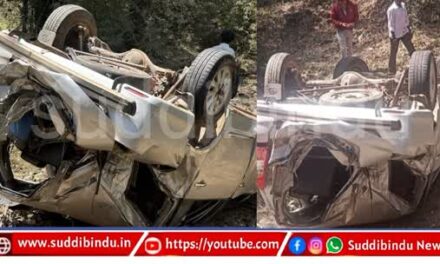 ಮರಕ್ಕೆ ಡಿಕ್ಕಿಹೊಡೆದ‌‌ ಇನೋವಾ ಕಾರು :ಎಂಟು ಮಂದಿಗೆ ಗಾಯ
