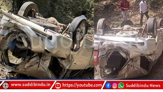 ಮರಕ್ಕೆ ಡಿಕ್ಕಿಹೊಡೆದ‌‌ ಇನೋವಾ ಕಾರು :ಎಂಟು ಮಂದಿಗೆ ಗಾಯ