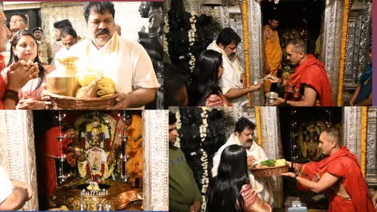 ಕುಂಭಮೇಳದಿಂದ ತಂದ ಪವಿತ್ರ ಜಲದಿಂದ ಮುರುಡೇಶ್ವರನಿಗೆ ಅಭಿಷೇಕ ಮಾಡಿಸಿದ ಸಚಿವ ಮಂಕಾಳ್ ವೈದ್ಯ