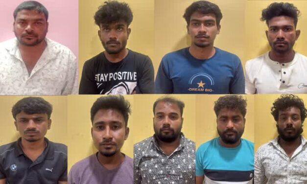 ದರೋಡೆಗೆ ಹೊಂಚು ಹಾಕಿದ್ದ ಆರೋಪಿಗಳ ಸೆರೆ