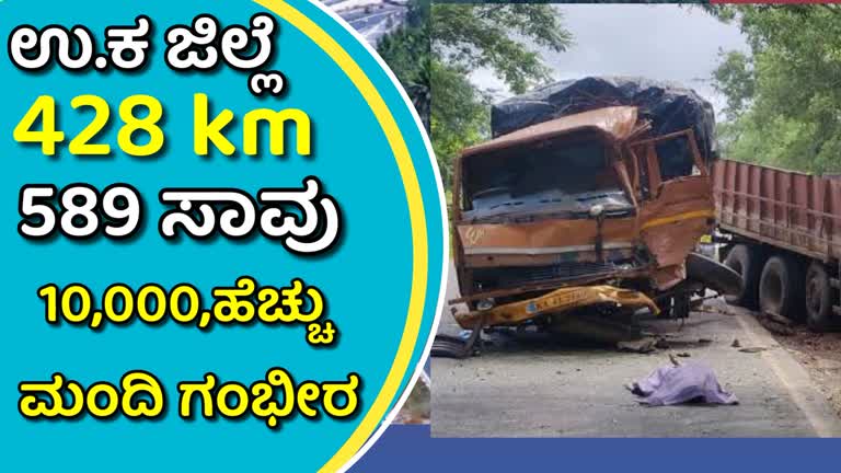 428 ಕಿಲೋ‌ ಮೀಟರ್, 589ಸಾವು,‌ ಹತ್ತು ಸಾವಿರಕ್ಕೂ ಹೆಚ್ಚು ಮಂದಿ ಗಂಭೀರ‌