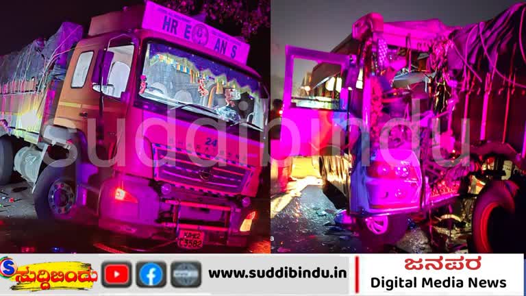 ನಿಂತಿದ್ದ ಲಾರಿಗೆ ಮ್ಯಾಕ್ಸಿಕ್ಯಾಬ್ ಡಿಕ್ಕಿ : ಒಂದೇ ಕುಟುಂಬದ ಐವರ ಸಾವು