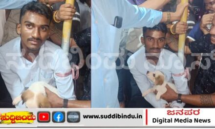 ಮನೆ ಕಳ್ಳತನ ಮಾಡಿದ್ದ ಆರೋಪಿನನ್ನ ಕಟ್ಟಿ ಹಾಕಿ ಪೊಲೀಸರಿಗೆ ಒಪ್ಪಿಸಿದ ಸಾರ್ವಜನಿಕರು