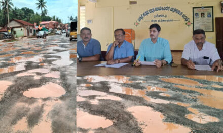 ರಸ್ತೆ ಗುಂಡಿ ಸರಿಪಡಿಸದೆ ಹೋದರೆ RNS. ಇನ್ಪ್ರಾ ಕಂಪನಿ ವಿರುದ್ಧ ಪಿಐಎಲ್ : ಅನಂತಮೂರ್ತಿ ಹೆಗಡೆ ಖಡಕ್ ಎಚ್ಚರಿಕೆ