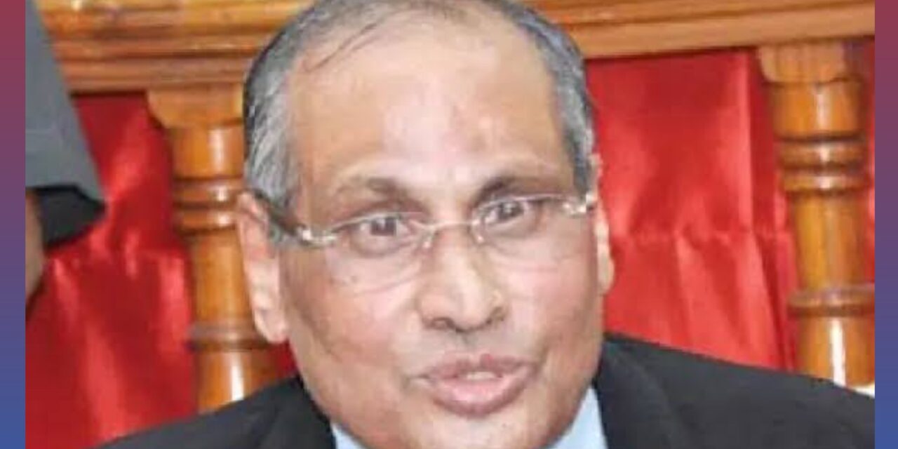 ನಿವೃತ್ತ ನ್ಯಾಯಮೂರ್ತಿ ಎಸ್ ಆರ್‌ ನಾಯಕ ನಿಧನ