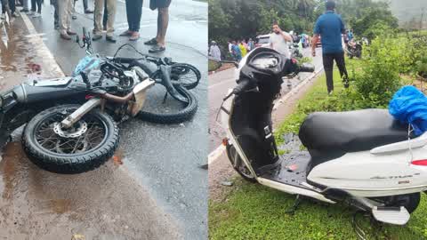ಬೈಕ್ ನಡುವೆ ಅಪಘಾತ ; ಓರ್ವ ಸ್ಥಳದಲ್ಲೇ ಸಾವು