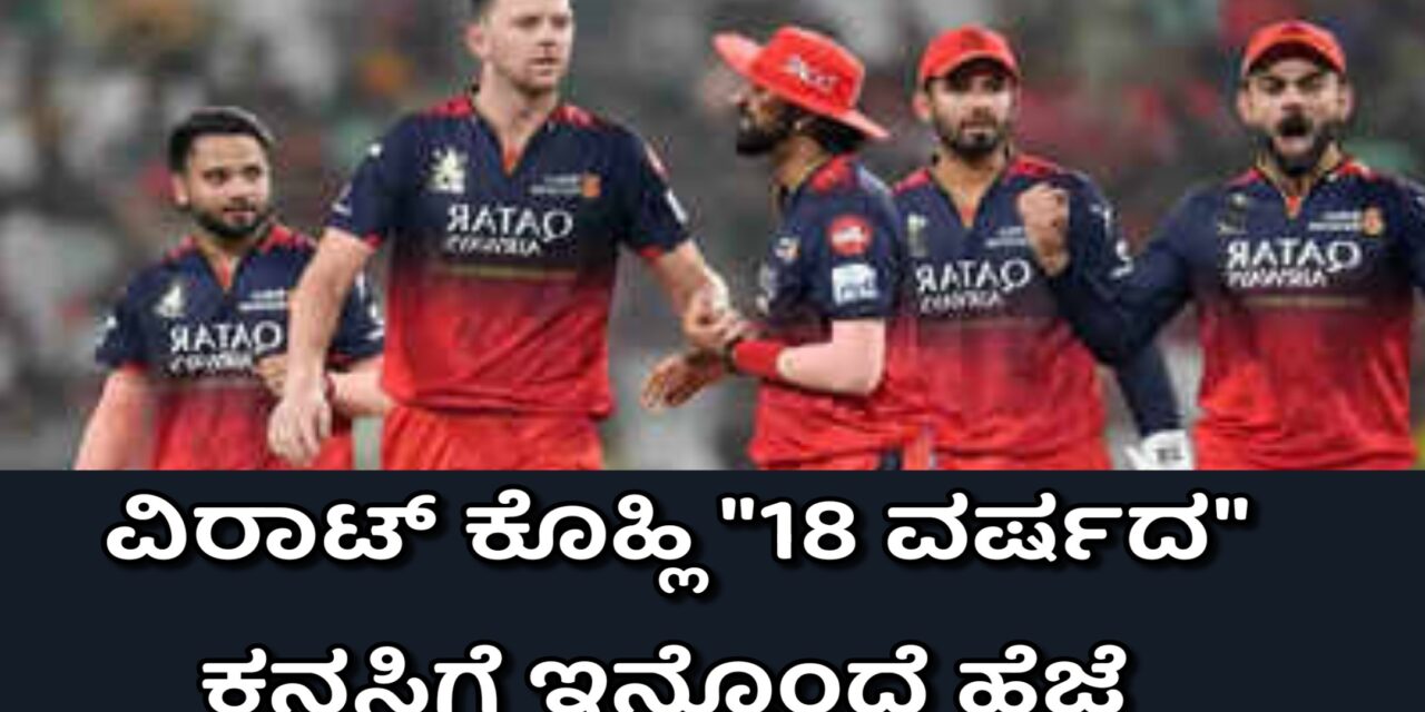 IPL FINAL2025 ವಿರಾಟ್ ಕೊಹ್ಲಿ’18ವರ್ಷದ” ಕನಸಿಗೆ ಇನ್ನೊಂದೆ ಹೆಜ್ಜೆ
