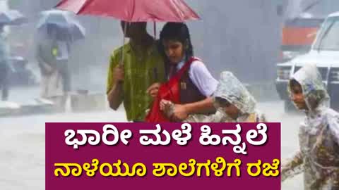 ನಾಳೆ ಶಾಲೆಗಳಿಗೆ ರಜೆ ಘೋಷಿಸಿದ ಜಿಲ್ಲಾಧಿಕಾರಿ