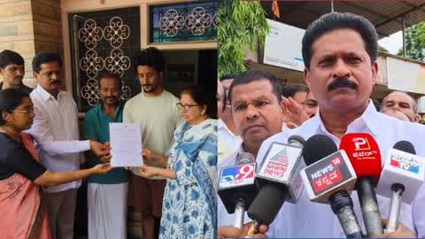 ಮೃತ ಅಕ್ಷತಾ ಕುಟುಂಬಕ್ಕೆ 25 ಲಕ್ಷ ರೂ ಪರಿಹಾರದ ಚೆಕ್ ವಿತರಿಸಿದ ಶಾಸಕ ಭೀಮಣ್ಣ ನಾಯ್ಕ