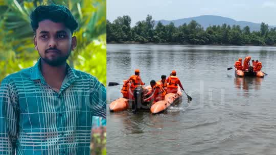 NDRF ತಂಡದಿಂದ ಕಣ್ಮರೆಯಾದ ಪವನ್‌ಗಾಗಿ ಶೋಧ