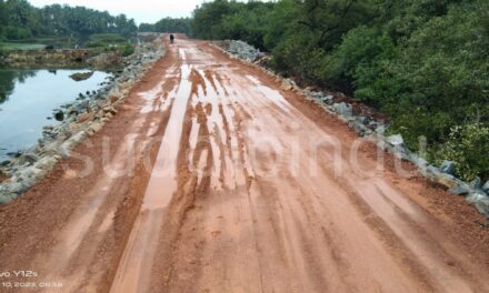 ಖಾರ್ಲೆಂಡ್ ಕಾಮಗಾರಿ “ಮಳೆ ಬಂತು ರಸ್ತೆ ಹೋಯತ್ತು” : ಅಧಿಕಾರಿ-ಗುತ್ತಿಗೆದಾರರ ಲೆಕ್ಕ ಚುಕ್ತಾ..!