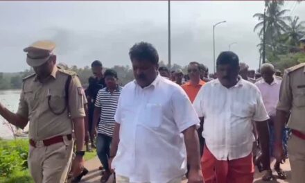 ಭಟ್ಕಳದಲ್ಲಿ ಮೀನುಗಾರರು ನಾಪತ್ತೆ ಘಟನೆ : ಸಚಿವ ಮಂಕಾಳ್ ವೈದ್ಯ ಸ್ಥಳಕ್ಕೆ ಭೇಟಿ