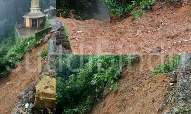 “ದೇವಿಮನೆ ಘಟ್ಟದಲ್ಲಿ ಭೂಕುಸಿತ 🚨! ಲಘು ವಾಹನ ಸಂಚಾರವೂ ಬಂದ್ ಆಗುವ ಸಾಧ್ಯತೆ