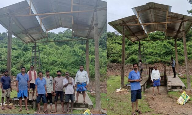 ಬರ್ಗಿಯ ನಾಡವರ ಕೊಪ್ಪ ಸ್ಮಶಾನ ಅಭಿವೃದ್ಧಿಗೆ ಕೈಜೋಡಿಸಿದ ಸಾರ್ವಜನಿಕರು