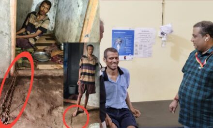 “ಇದು ಆರೈಕೆಯೋ. ಕ್ರೂರತೆಯೋ ? ಗೃಹ ಬಂಧನದಲ್ಲಿದ್ದ ಮಾನಸಿಕ ಅಸ್ವಸ್ಥನ ದುಸ್ಥಿತಿ” ಕಾಲಿಗೆ ಸರಪಳಿ ಕಟ್ಟಿ ಗೃಹ ಬಂಧನದಲ್ಲಿರಿಸಿದ್ದ ಮಾನಸಿಕ ಅಸ್ವಸ್ಥನ ರಕ್ಷಣೆ