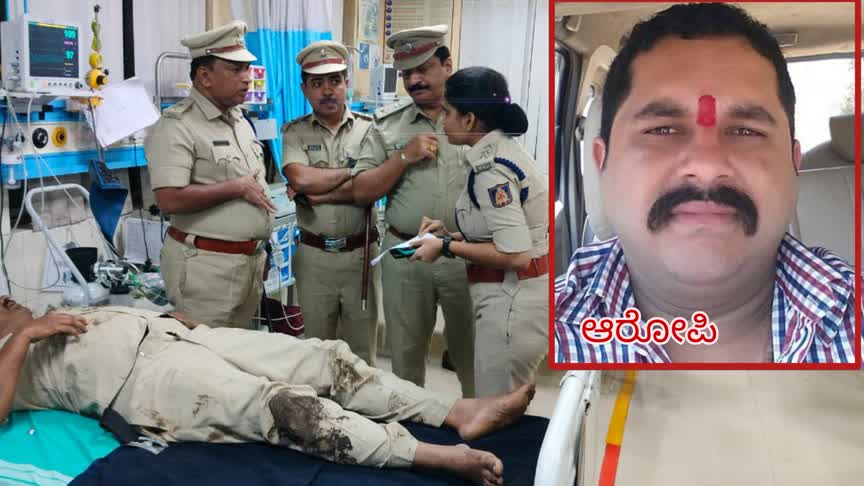 ಪೊಲೀಸರ ಮೇಲೆ ಹಲ್ಲೆ ಮಾಡಿದ ರೌಡಿಶೀಟರ್ ಕಾಲಿಗೆ ಗುಂಡು
