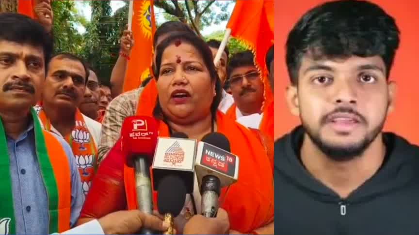YouTuber/ಯೂಟ್ಯೂಬರ್ ಸಮೀರ್ ಹಿಂದಿದೆ‌ ಕಾಂಗ್ರೇಸ್‌‌ನ ಕಾಣದ ಕೈ : ರೂಪಾಲಿ ನಾಯ್ಕ ಆರೋಪ