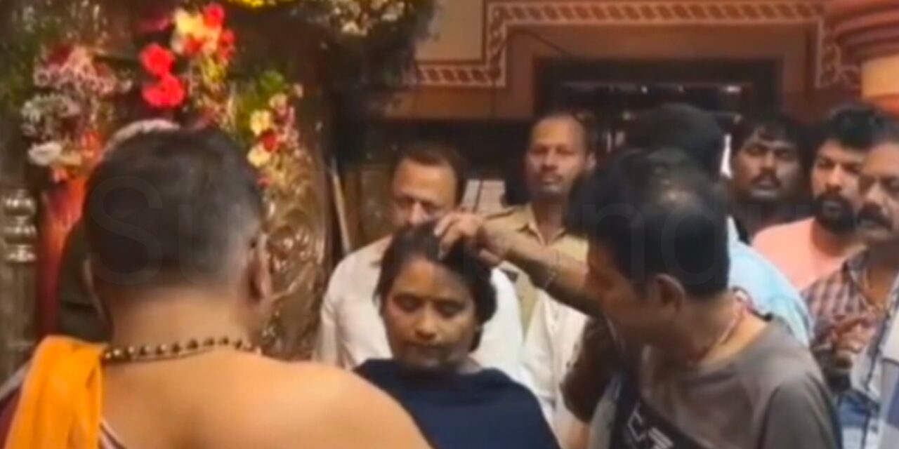 ಮಾರಿಕಾಂಬಾ ದೇವಾಲಯಕ್ಕೆ ಹ್ಯಾಟ್ರಿಕ್ ಹೀರೋ ಶಿವರಾಜಕುಮಾರ ಭೇಟಿ