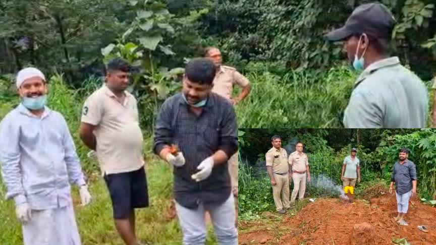 ಬಸ್ ನಿಲ್ದಾಣದಲ್ಲಿ ಮೃತಪಟ್ಟ ಭಿಕ್ಷುಕನ ಅಂತ್ಯಸಂಸ್ಕಾರ