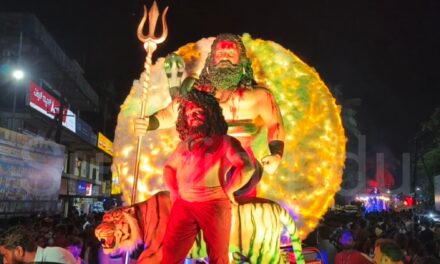 ಹೊಂಡೆ ಉತ್ಸವದಲ್ಲಿ ಗಮನ ಸೆಳೆದ “ಕಾಂತಾರ ಚಾಪ್ಟರ್ 1″ ದೃಶ್ಯ