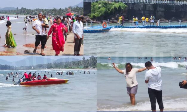 Murudeshwar Beach/ಮುರುಡೇಶ್ವರ ಕಡಲತೀರಕ್ಕೆ ಜೀವಕಳೆ—ಬೋಟಿಂಗ್, ವಾಟರ್‌ ಸ್ಪೋರ್ಟ್ಸ್ ಆರಂಭ