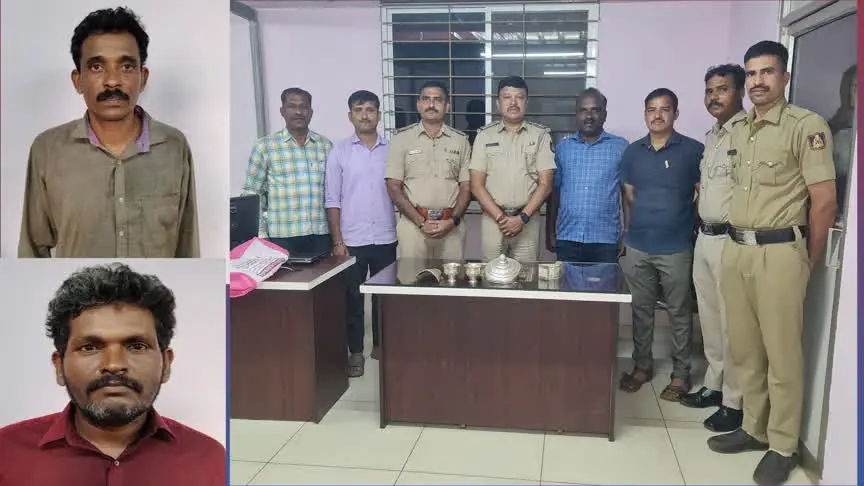 temple Thief /ದೇವಸ್ಥಾನದ ಕಳ್ಳತನ ಪ್ರಕರಣ ಭೇದಿಸಿದ ಶಿರಸಿ ಗ್ರಾಮೀಣ ಪೊಲೀಸರು : ಇಬ್ಬರು ಆರೋಪಿತರ ಬಂಧನ