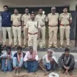 ಜಿಂಕೆ ಚರ್ಮ, ಕಾಡುಹಂದಿ ಮಾಂಸ ಸಾಗಿಸುತ್ತಿದ್ದ ಐವರ ಬಂಧನ