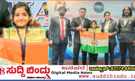 ಯೋಗದಲ್ಲಿ ಇತಿಹಾಸ ಬರೆದ ಕೊಡ್ಕಣಿಯ ಚಿನ್ನದ ಹುಡುಗಿ ಮಾನ್ವಿ ನಾಯ್ಕ