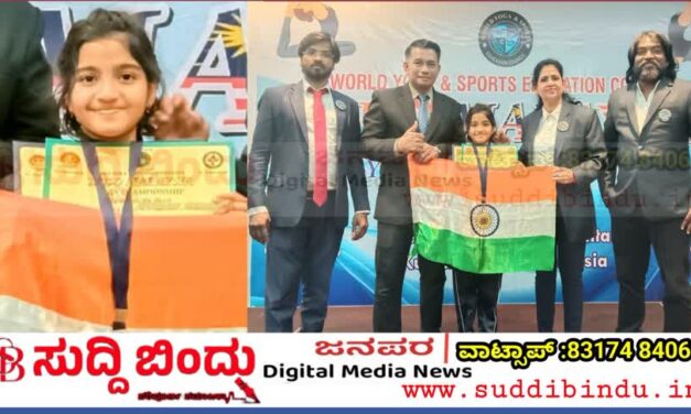 ಯೋಗದಲ್ಲಿ ಇತಿಹಾಸ ಬರೆದ ಕೊಡ್ಕಣಿಯ ಚಿನ್ನದ ಹುಡುಗಿ ಮಾನ್ವಿ ನಾಯ್ಕ