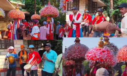 ತುರಾಯಿ-ಚಂಡೆಯ ಘೋಷದಲ್ಲಿ ಅವರ್ಸಾದಲ್ಲಿ ಸುಗ್ಗಿ ಕುಣಿತ