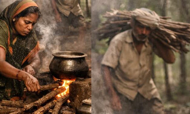 ಗ್ಯಾಸ್ ಸಂಕಷ್ಟ ಭಾರೀ ಹೊಡೆತ : ಕಟ್ಟಿಗೆ ಒಲೆಯಲ್ಲಿ ಮತ್ತೆ ಆರಂಭವಾದ ಬದುಕಿನ ಹೋರಾಟ