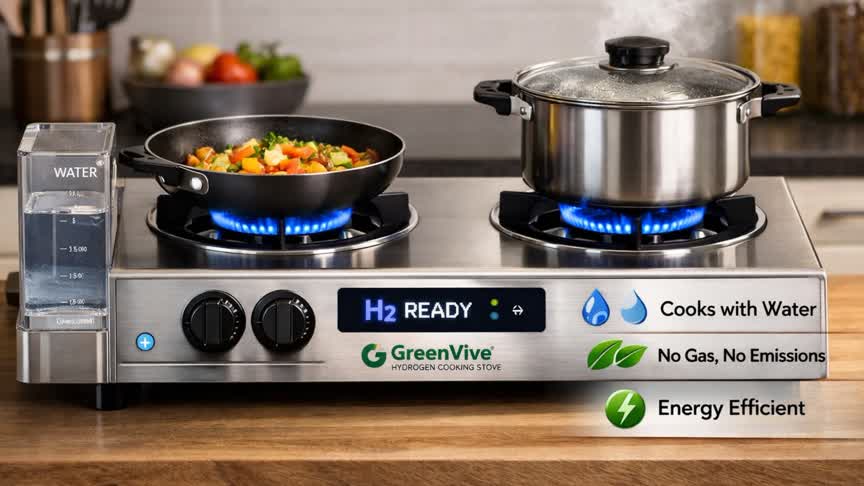 “ಗ್ಯಾಸ್ ಸಿಲಿಂಡರ್‌ಗೆ ಗುಡ್‌ಬೈ.? “ಗ್ಯಾಸ್ ಇಲ್ಲ, ಎಣ್ಣೆ ಇಲ್ಲ! ಕೇವಲ ನೀರಿನಿಂದ ಅಡುಗೆ.