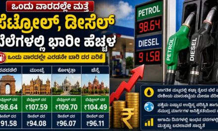 ಪೆಟ್ರೋಲ್, ಡೀಸೆಲ್ ದರದಲ್ಲಿ ಮತ್ತೆ  ಹೆಚ್ಚಳ